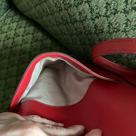 Michael Kors Red Tote Bag - Picture 5 of 11
